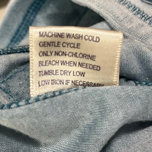 Te Verde Velour Pants Women’s Medium Baby Blue Y2K Luxe Lounge Cozy *Flaw* - Picture 12 of 12